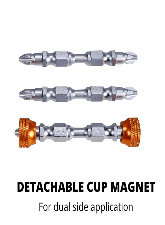 Homdum Screwdriver Insert Bit with Magnetic Cups, Set of 3, 6 cm x 4 cm x 2 cm, Metal - Image 3